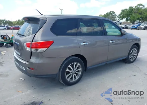 2014 Nissan Pathfinder S z USA, uszkodzony, nr VIN 5N1AR2MN7EC635617